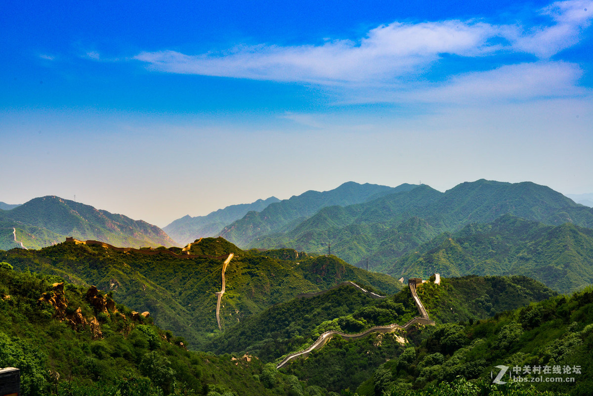 美丽的长城风景