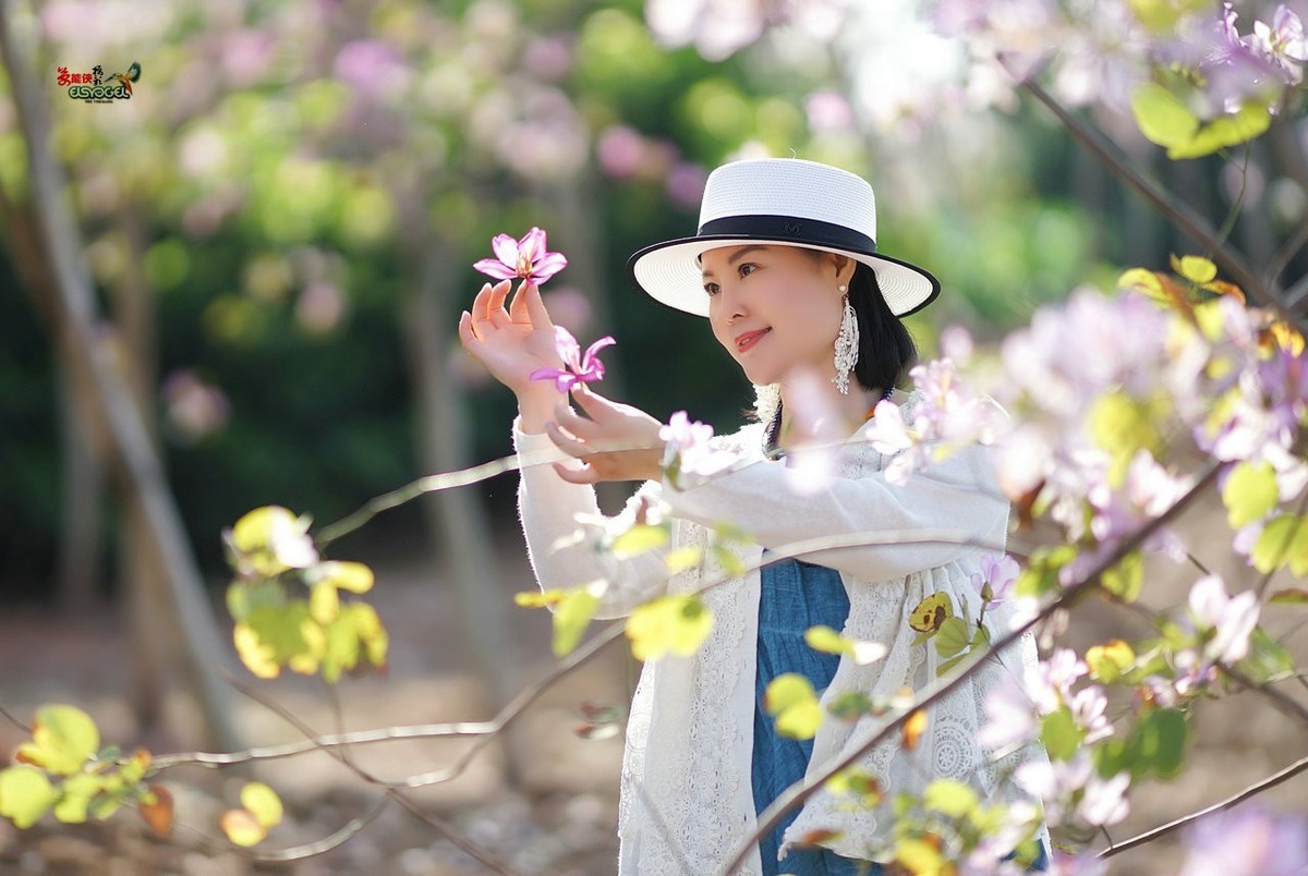 春天的美女清清