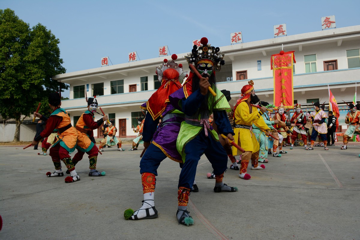 潮汕地區遊神活動裡湖鎮普僑區後寮村老爺出遊攝影裡湖茶佬