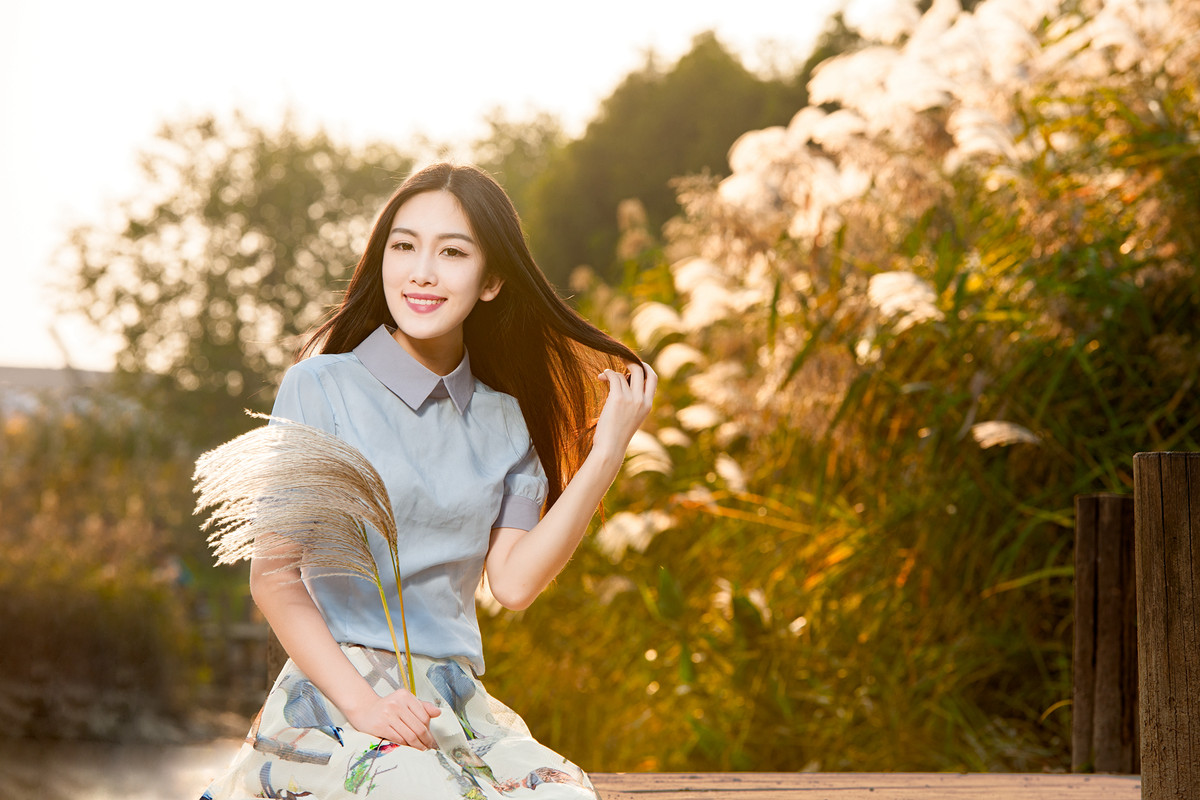 #2015MissChinajoy摄影大赛#秋色人像☆☆★岩岩★☆☆