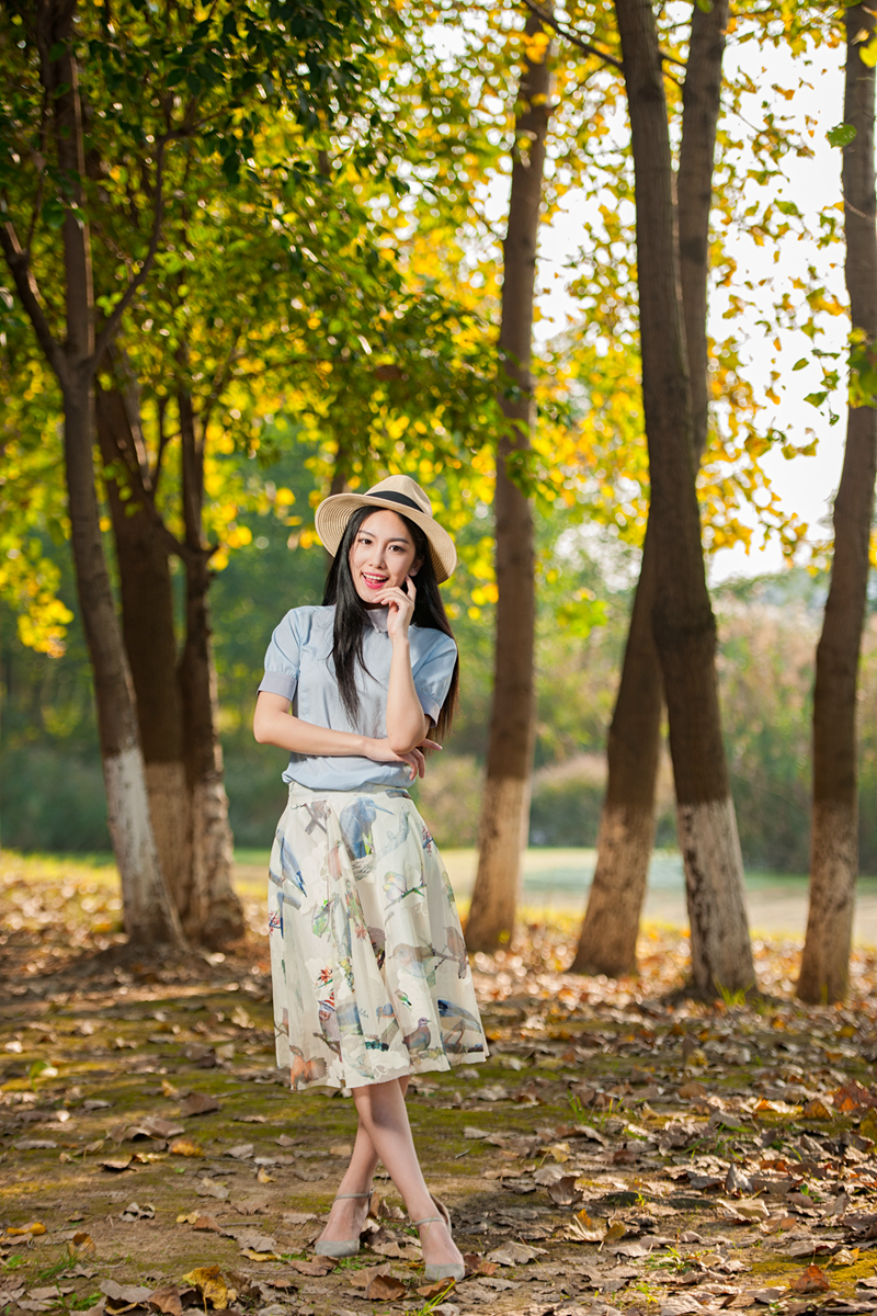 #2015MissChinajoy摄影大赛#秋色人像☆☆★岩岩★☆☆
