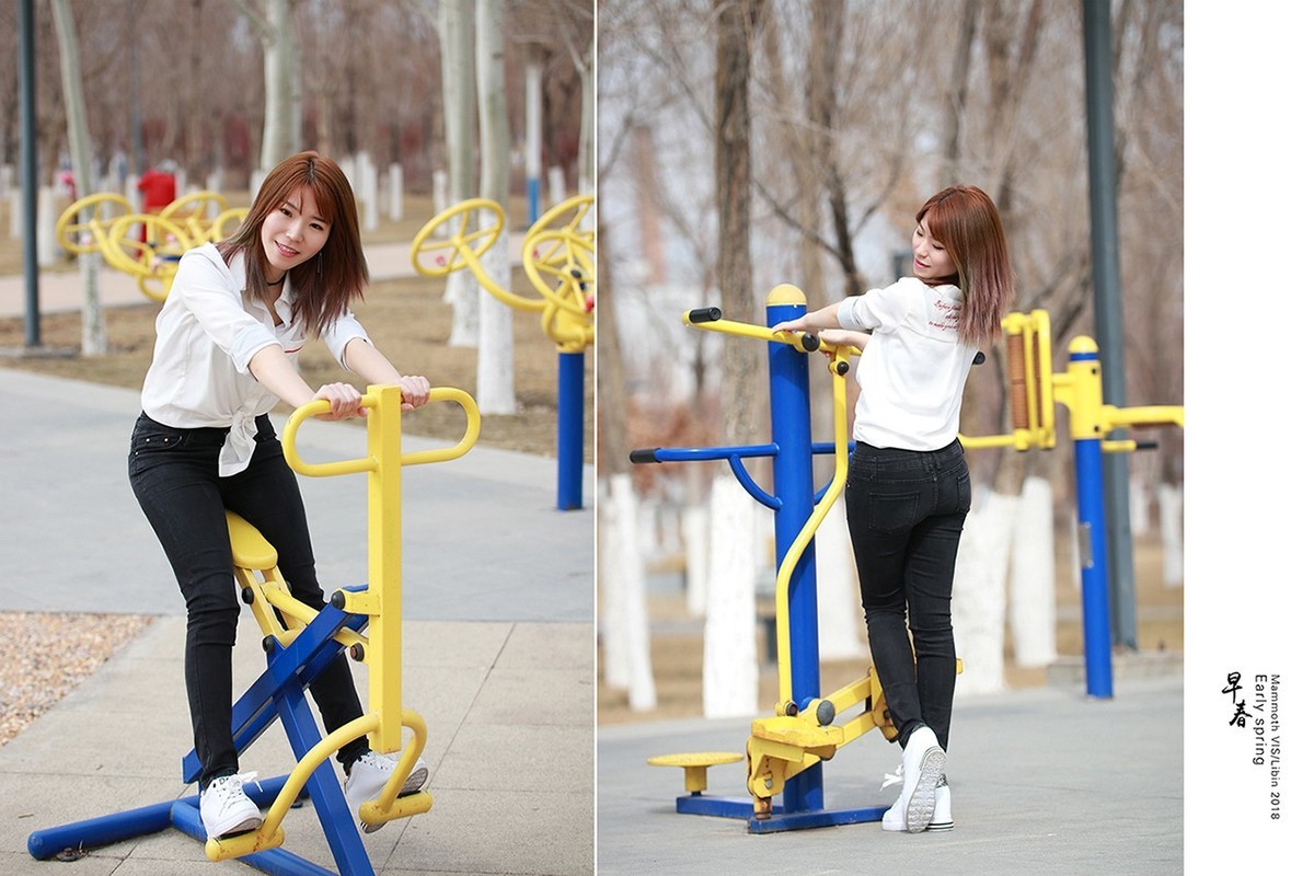 【早春】. 健身公园随拍