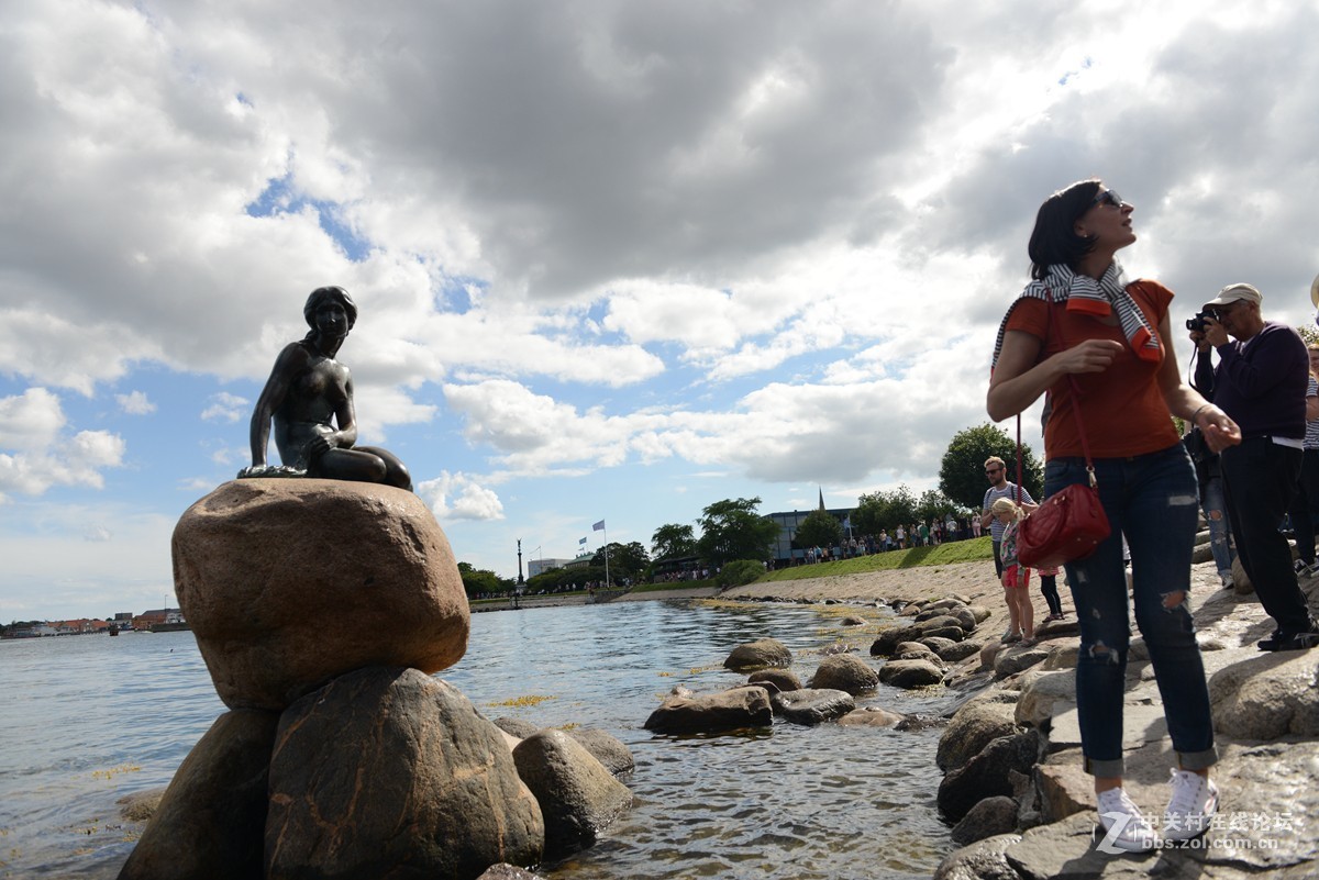 丹麦美人鱼铜像及长堤公园风光随拍