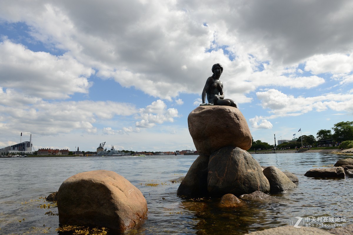 丹麦美人鱼铜像及长堤公园风光随拍