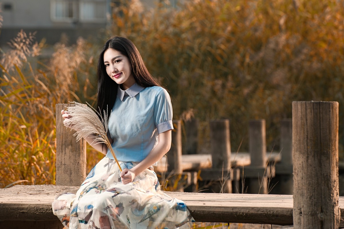 #2015MissChinajoy摄影大赛#秋色人像☆☆★岩岩★☆☆