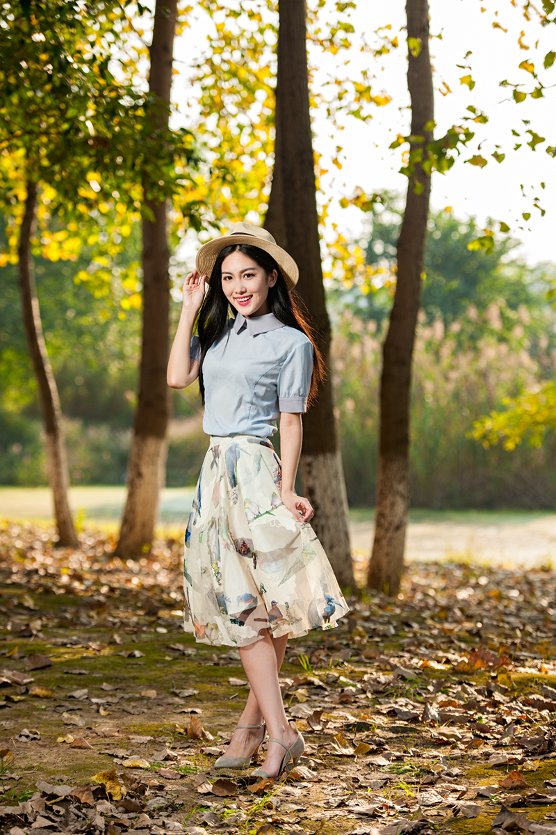 #2015MissChinajoy摄影大赛#秋色人像☆☆★岩岩★☆☆