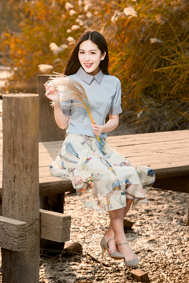 #2015MissChinajoy摄影大赛#秋色人像☆☆★岩岩★☆☆