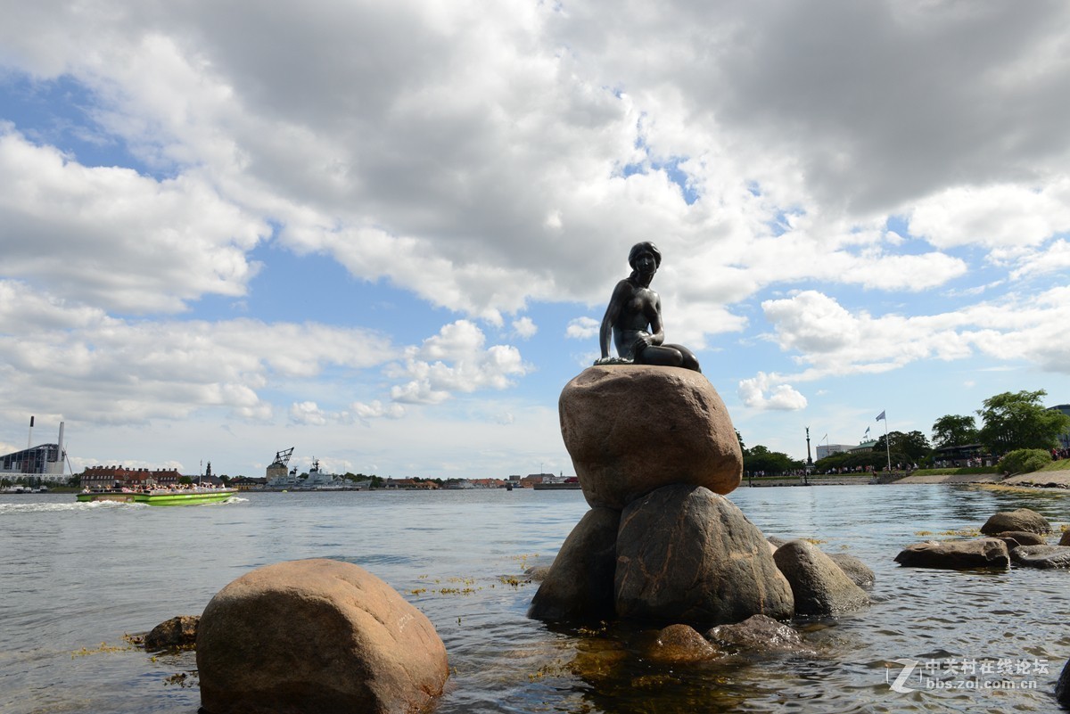 丹麦美人鱼铜像及长堤公园风光随拍