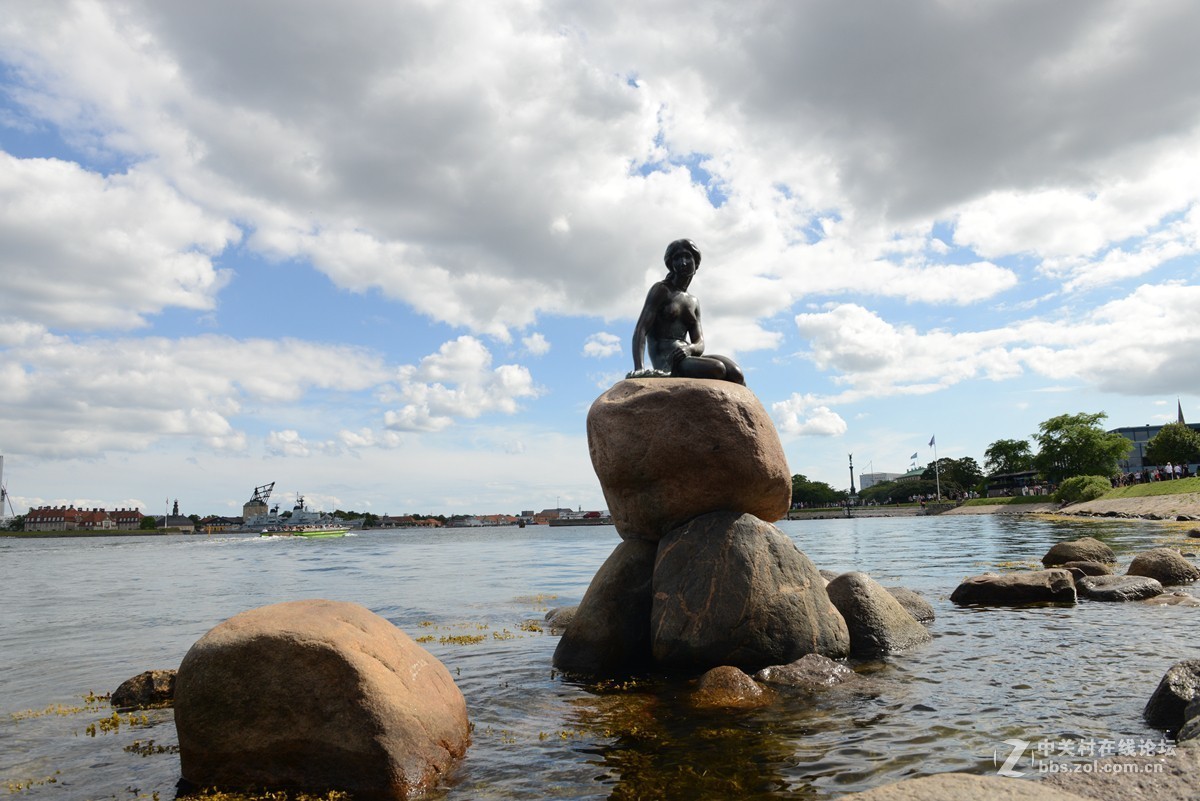 丹麦美人鱼铜像及长堤公园风光随拍