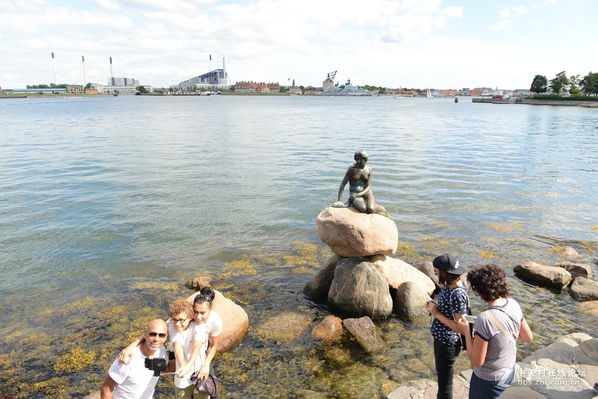 丹麦美人鱼铜像及长堤公园风光随拍