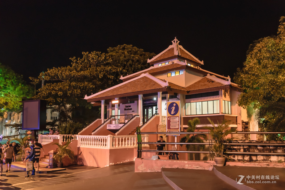 马来西亚马六甲海峡小镇夜景随拍