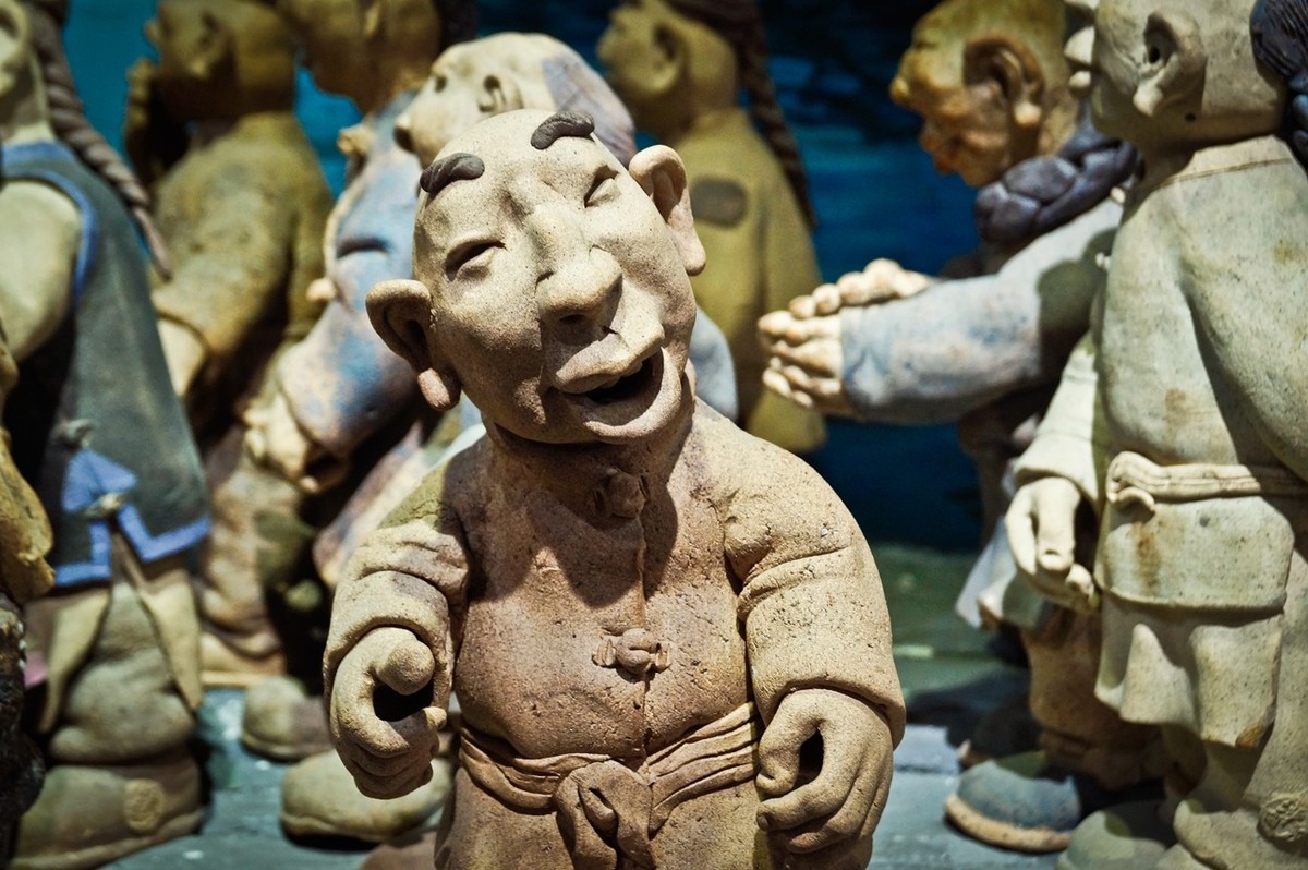 济南民俗老残游记纪念馆泥塑纪实之一