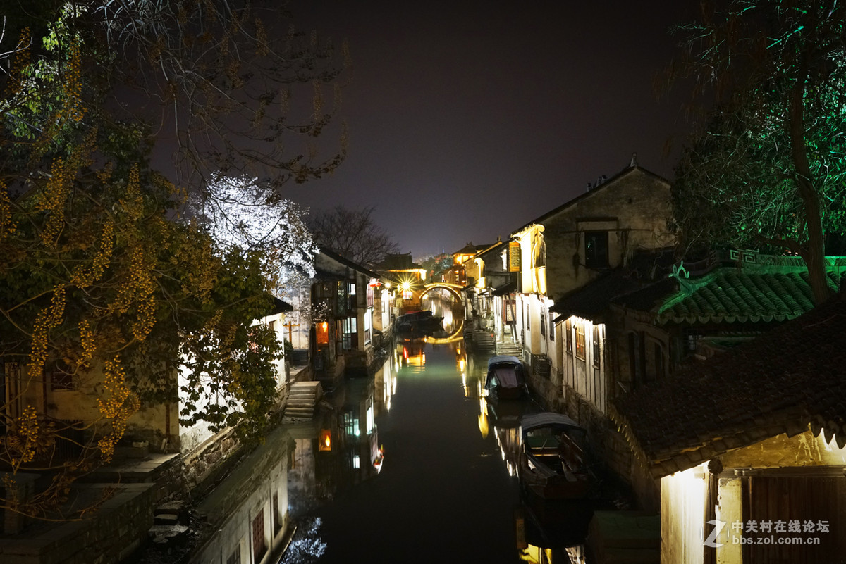 江南古鎮夜景拍攝