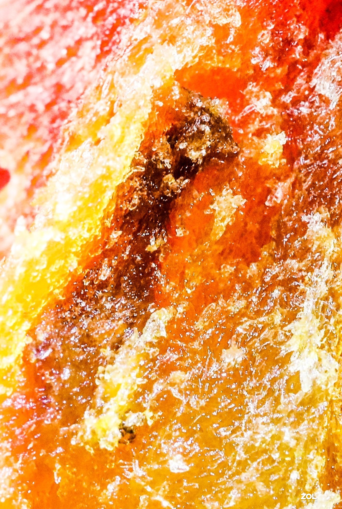 微距水果与小花小草