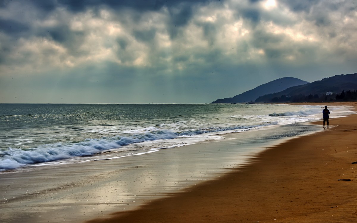 广东阳江海陵岛东岛金沙滩