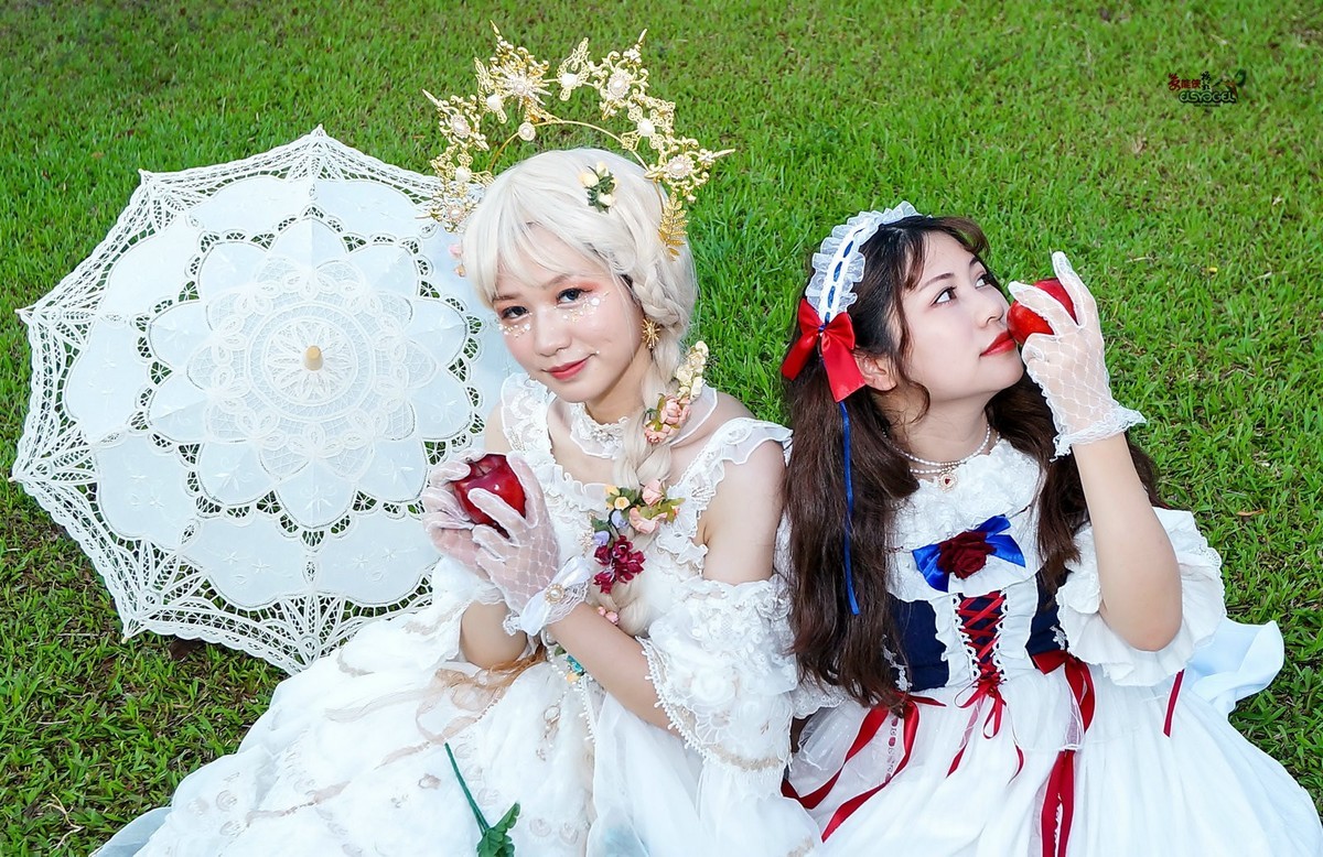 可爱洛丽塔公主姐妹花花安坭