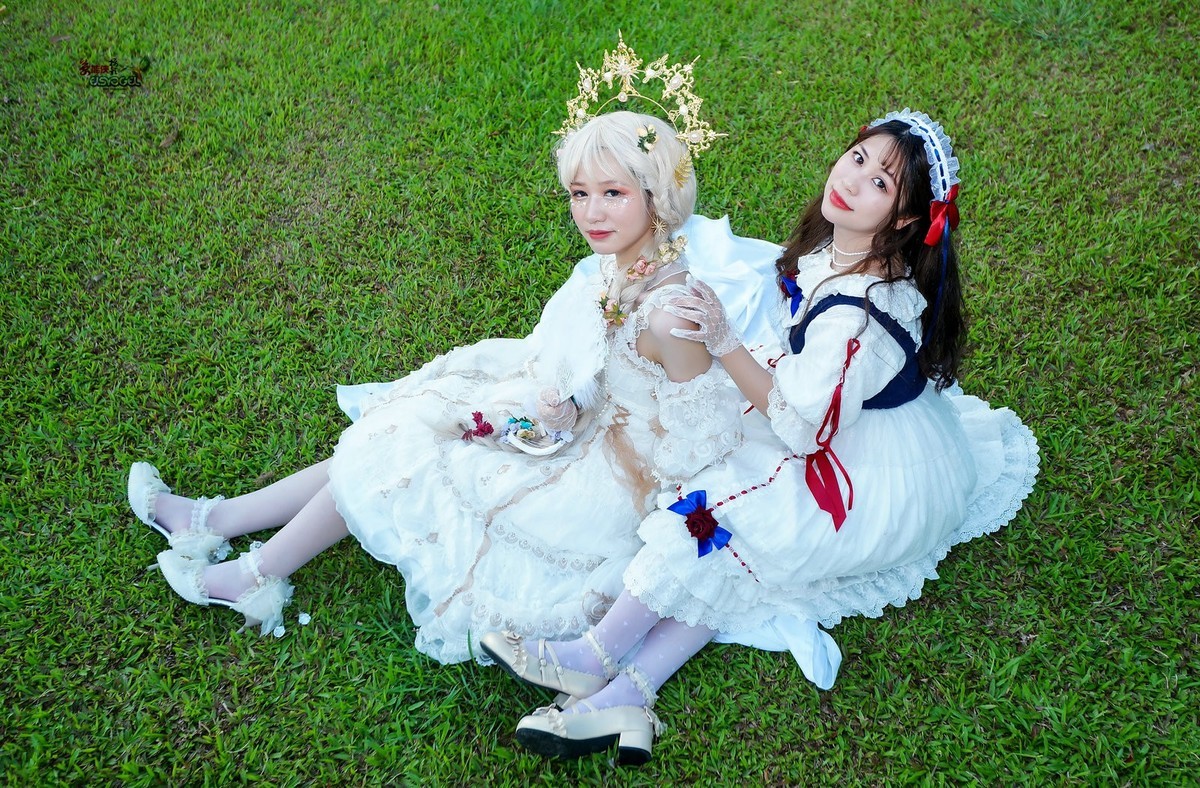 可爱洛丽塔公主姐妹花花安坭