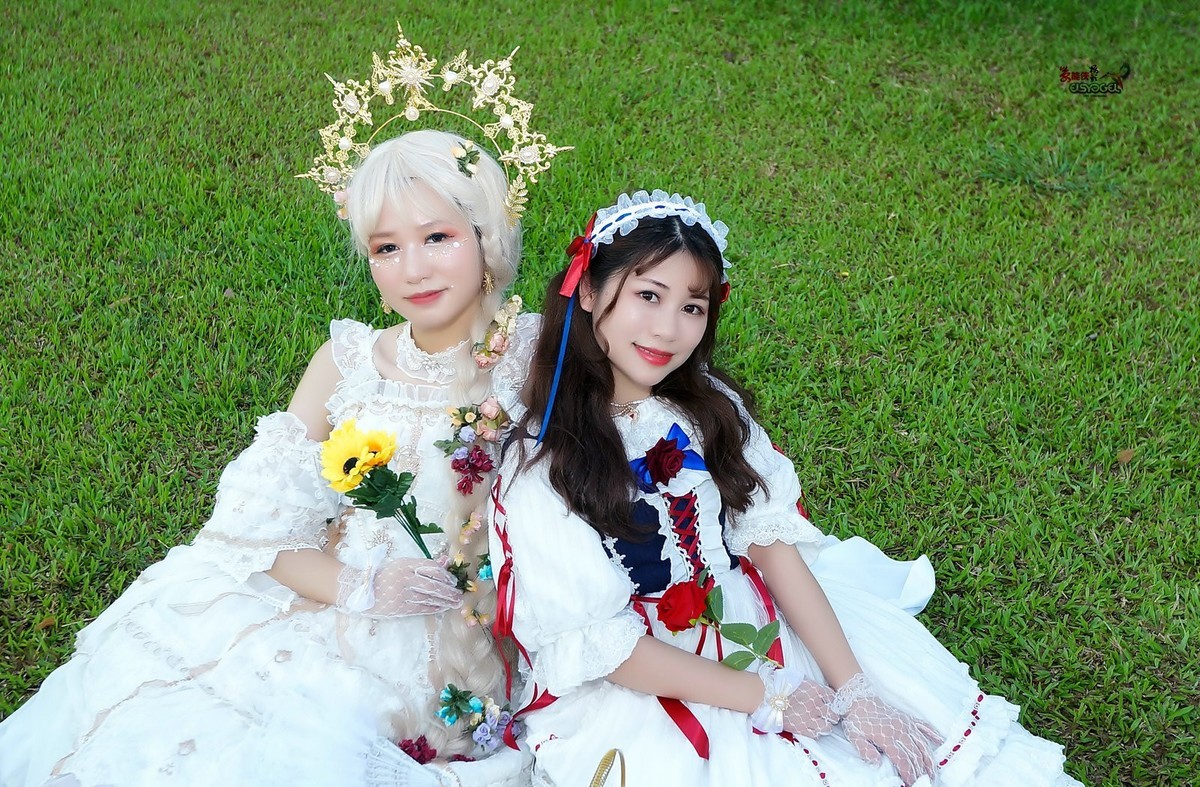 可爱洛丽塔公主姐妹花花安坭