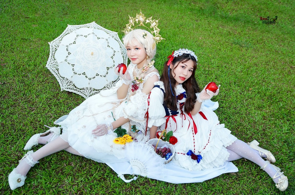 可爱洛丽塔公主姐妹花花安坭