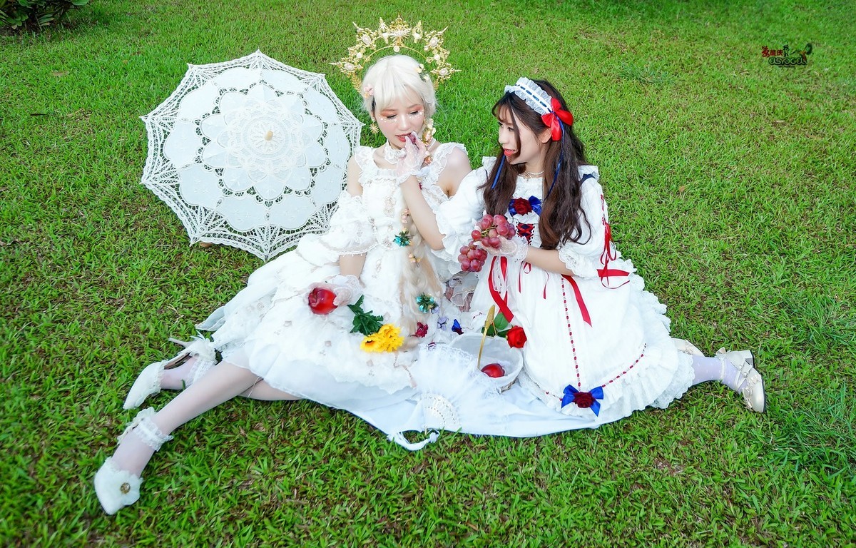 可爱洛丽塔公主姐妹花花安坭