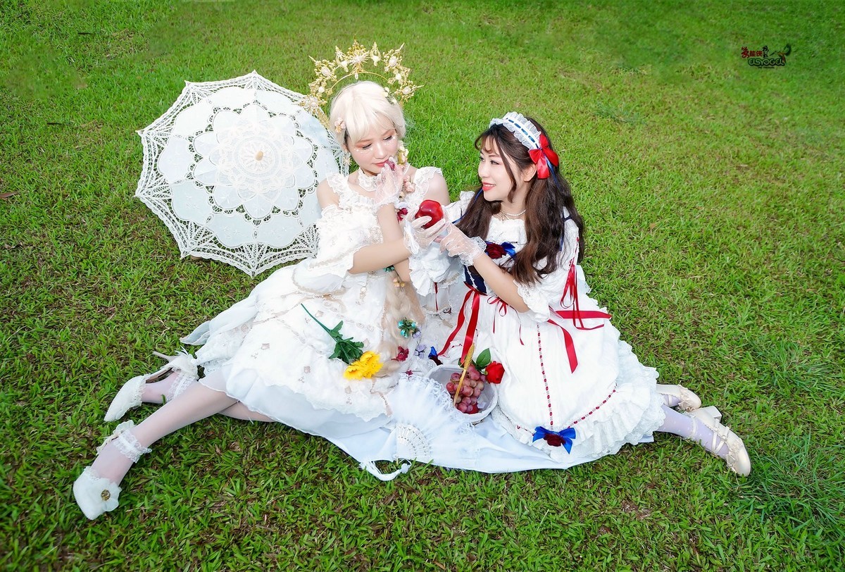 可爱洛丽塔公主姐妹花花安坭