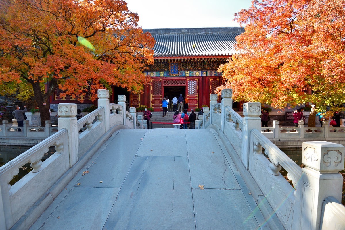 北京香山公园看红叶 2/4