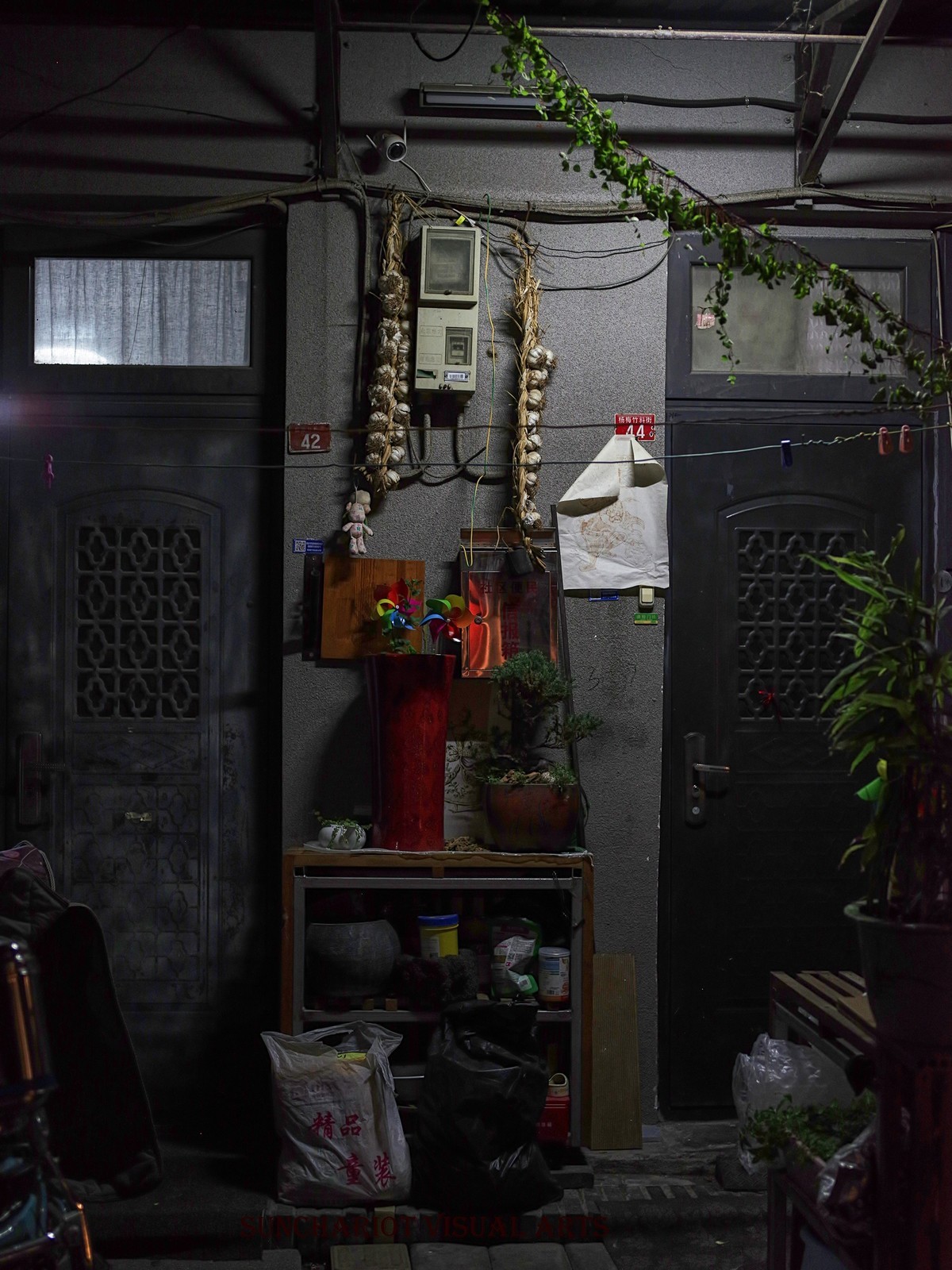 杨梅竹斜街夜景