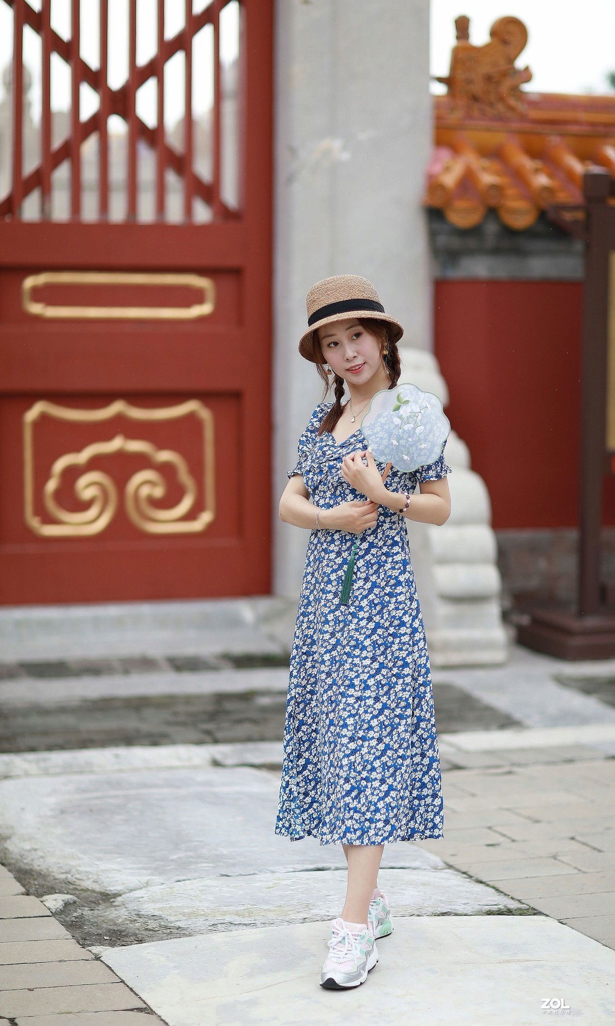 地坛公园拍人像