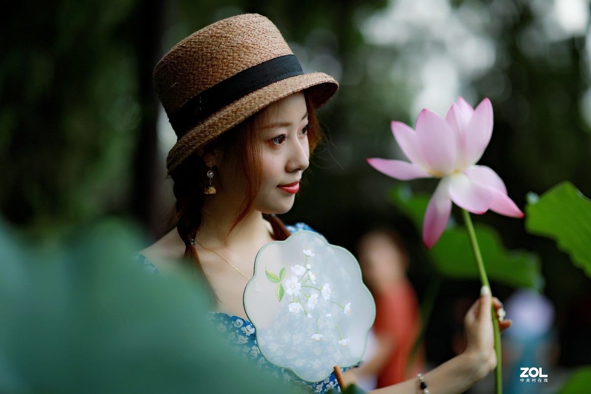 地坛公园拍人像