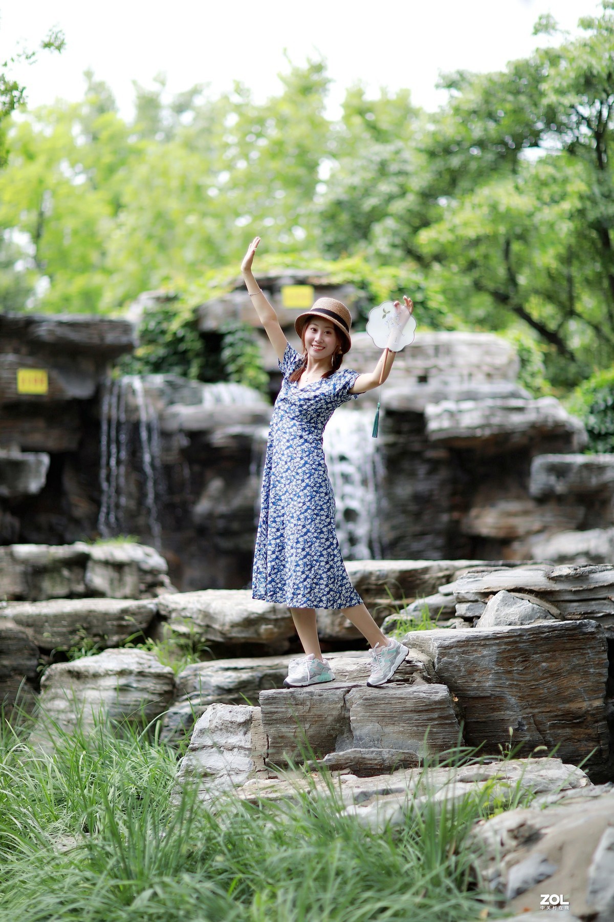 地坛公园拍人像