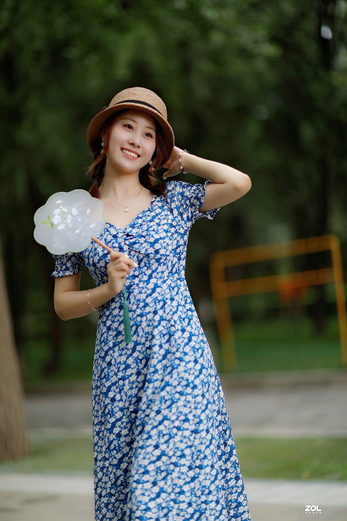 地坛公园拍人像