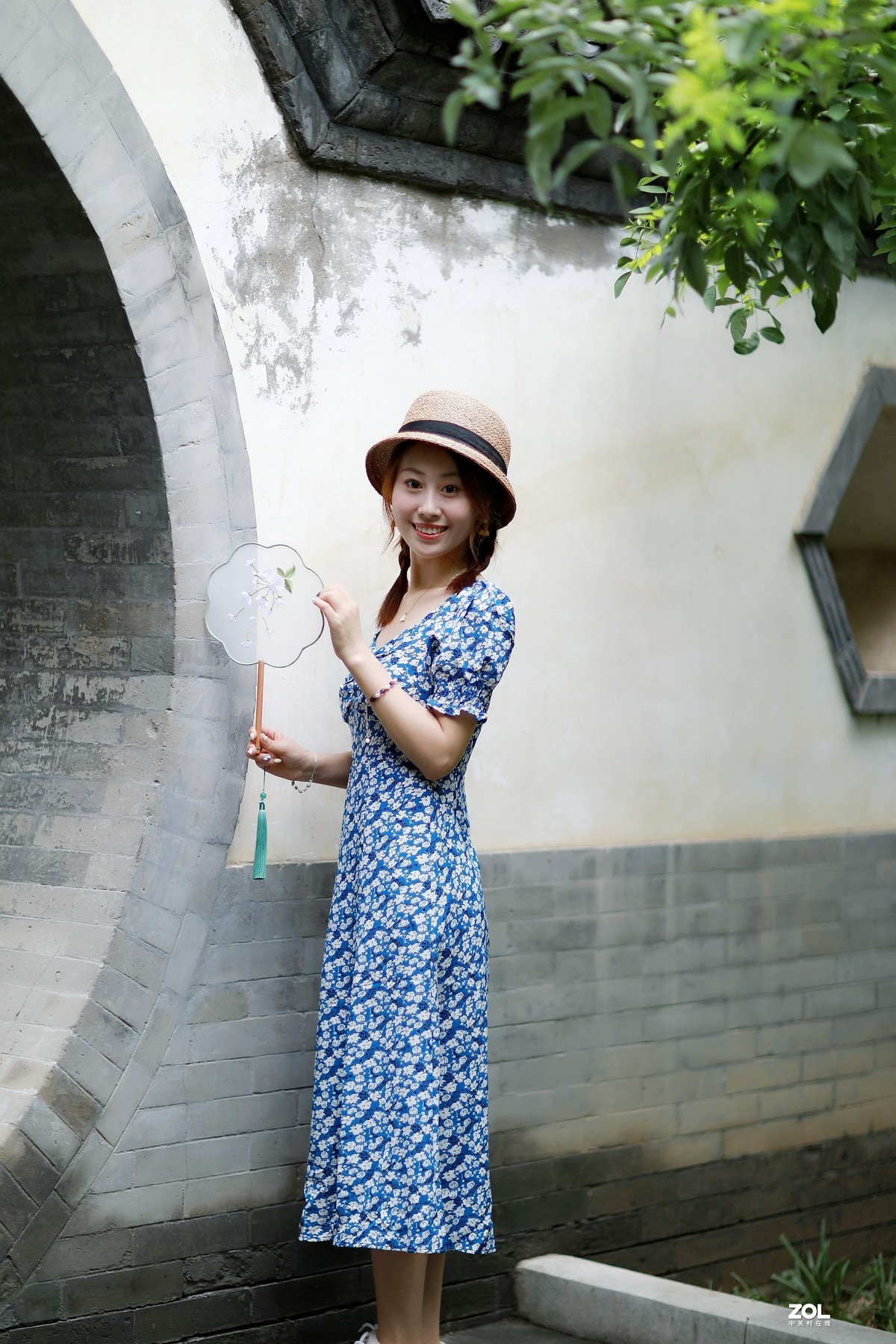 地坛公园拍人像