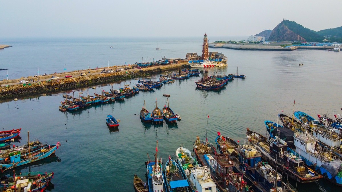 鸟瞰渔人码头(老虎滩渔港)-中关村在线摄影论坛