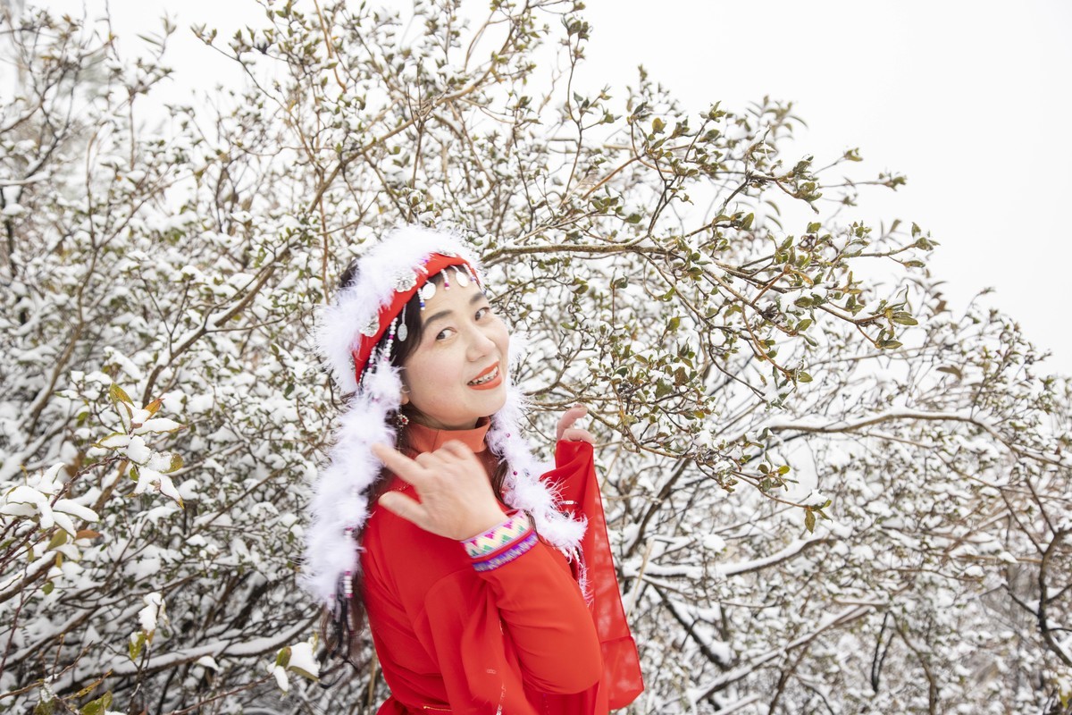 在风雪中显现靓丽本色