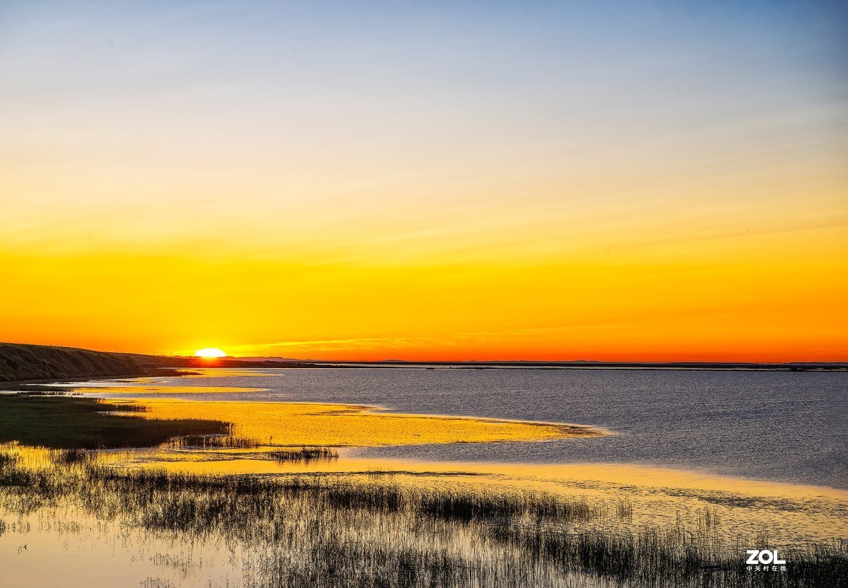 呼伦贝尔--呼和诺尔湖的日出（3）