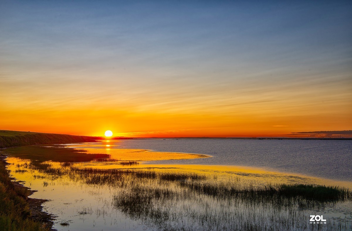 呼伦贝尔--呼和诺尔湖的日出（3）