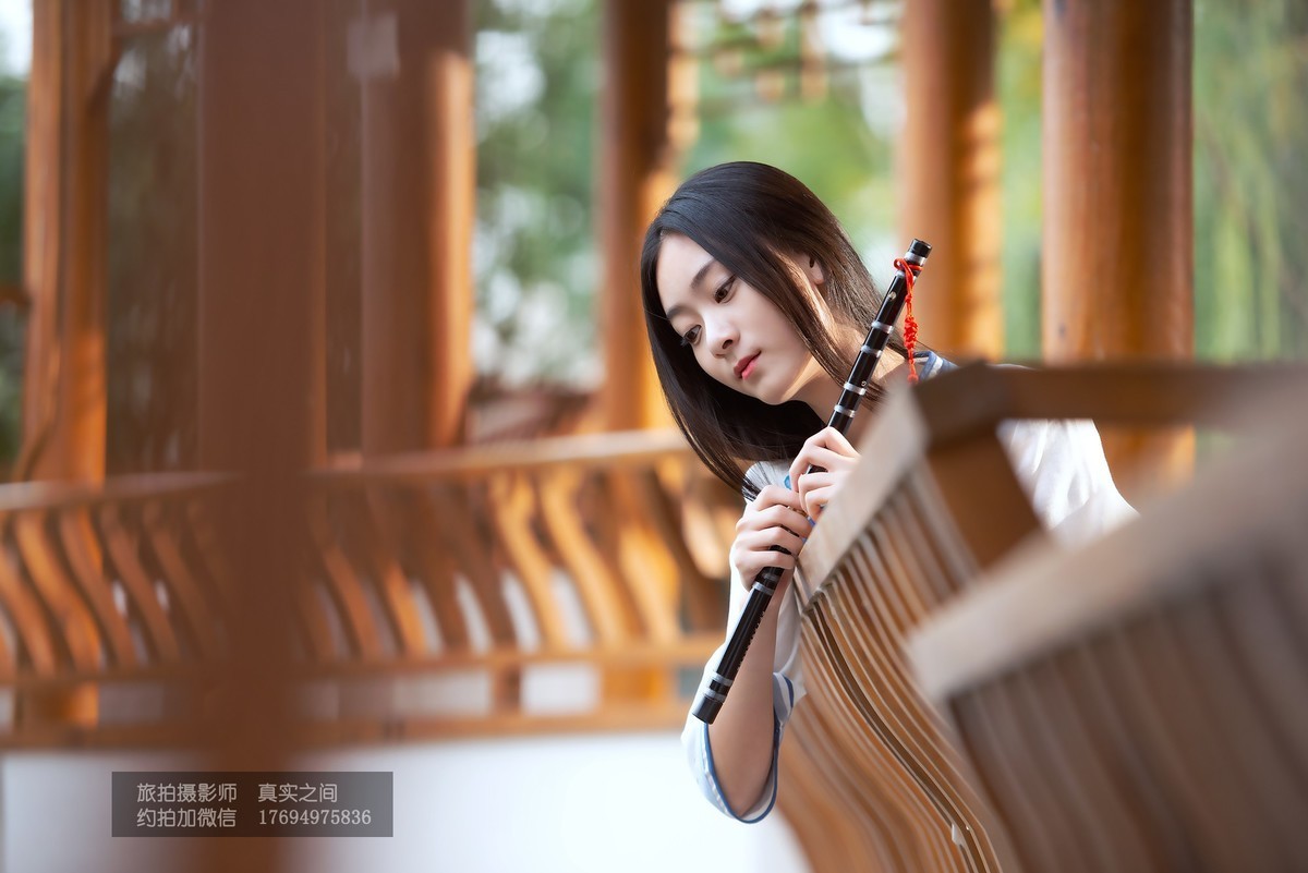 天津南普公园环境人像