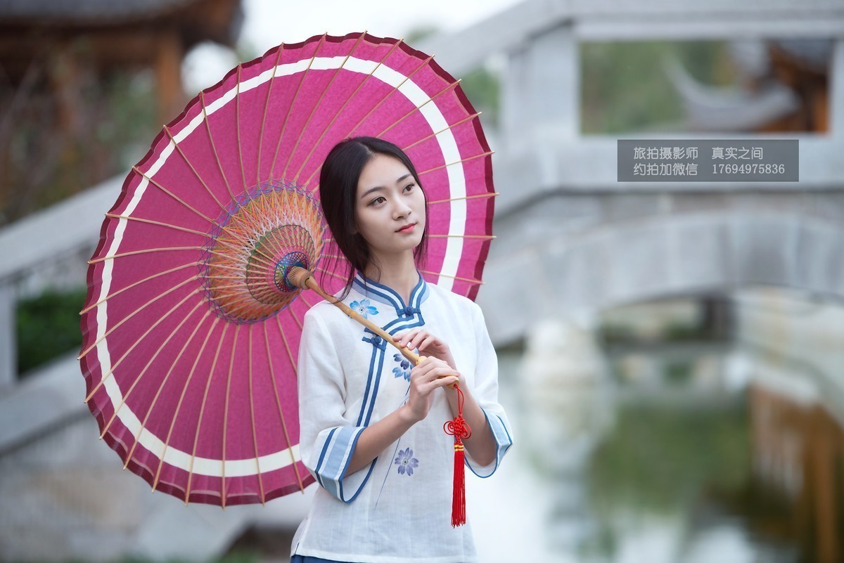 天津南普公园环境人像