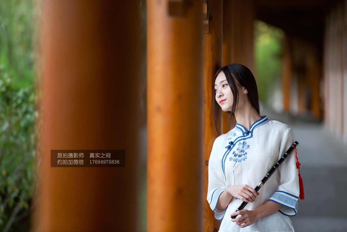 天津南普公园环境人像