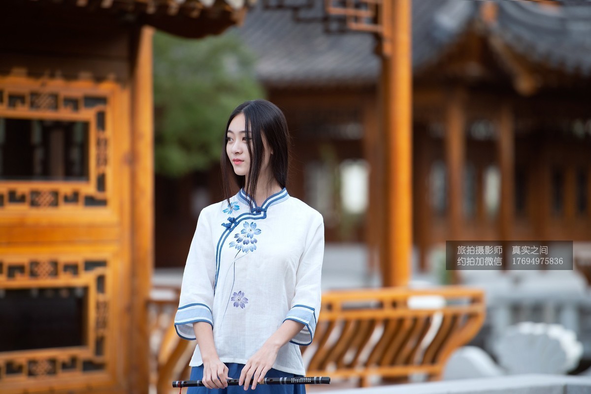 天津南普公园环境人像