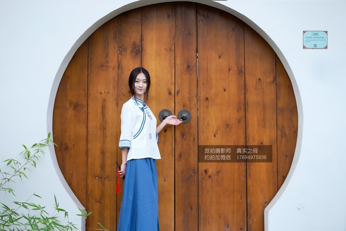 天津南普公园环境人像