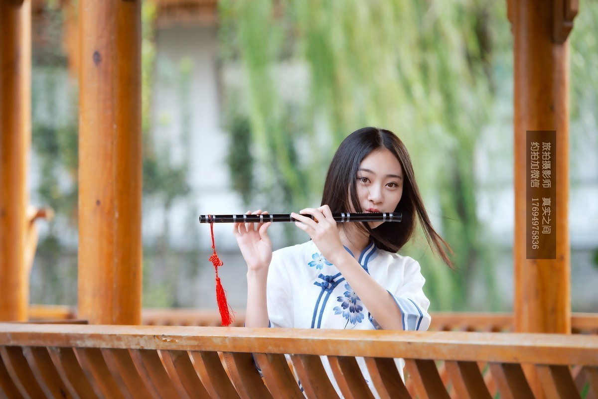 天津南普公园环境人像