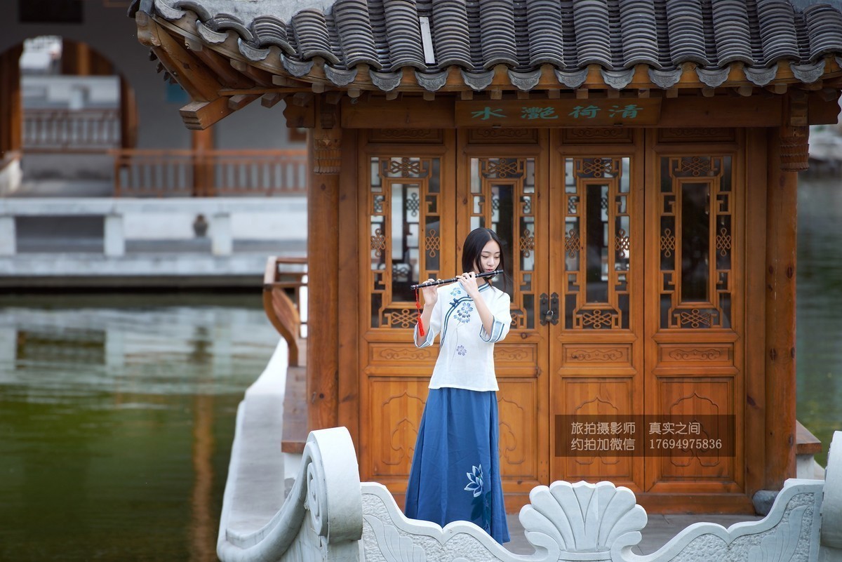 天津南普公园环境人像