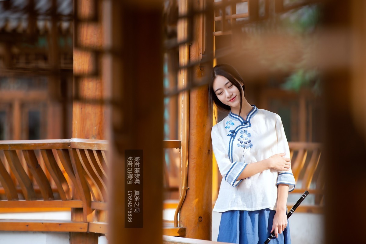 天津南普公园环境人像