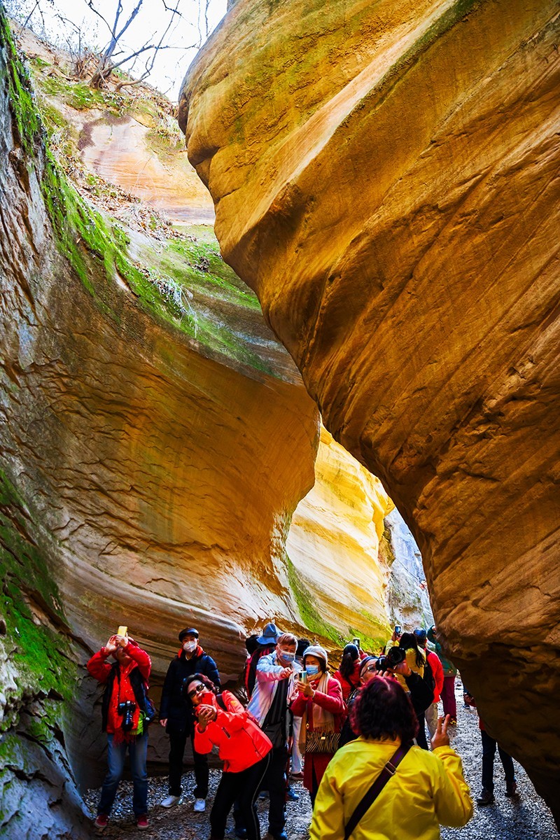 旅游记录陕西延安甘泉雨岔大峡谷桦树沟一