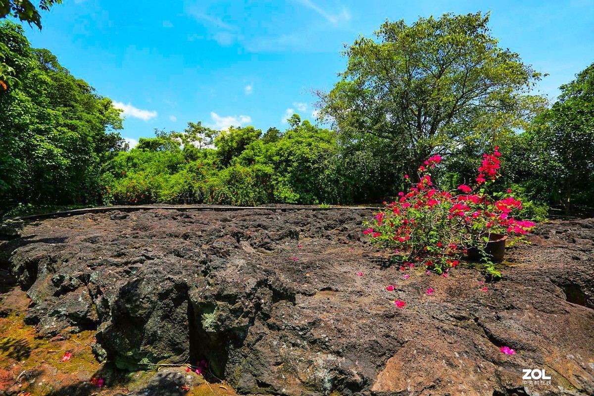 海口火山口---熔岩流