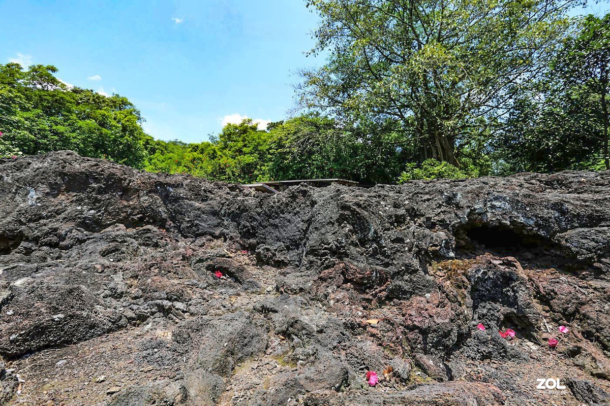 海口火山口熔岩流