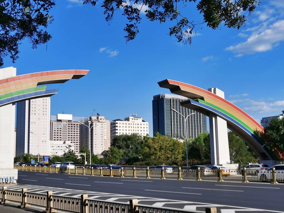 騎行建國門橋