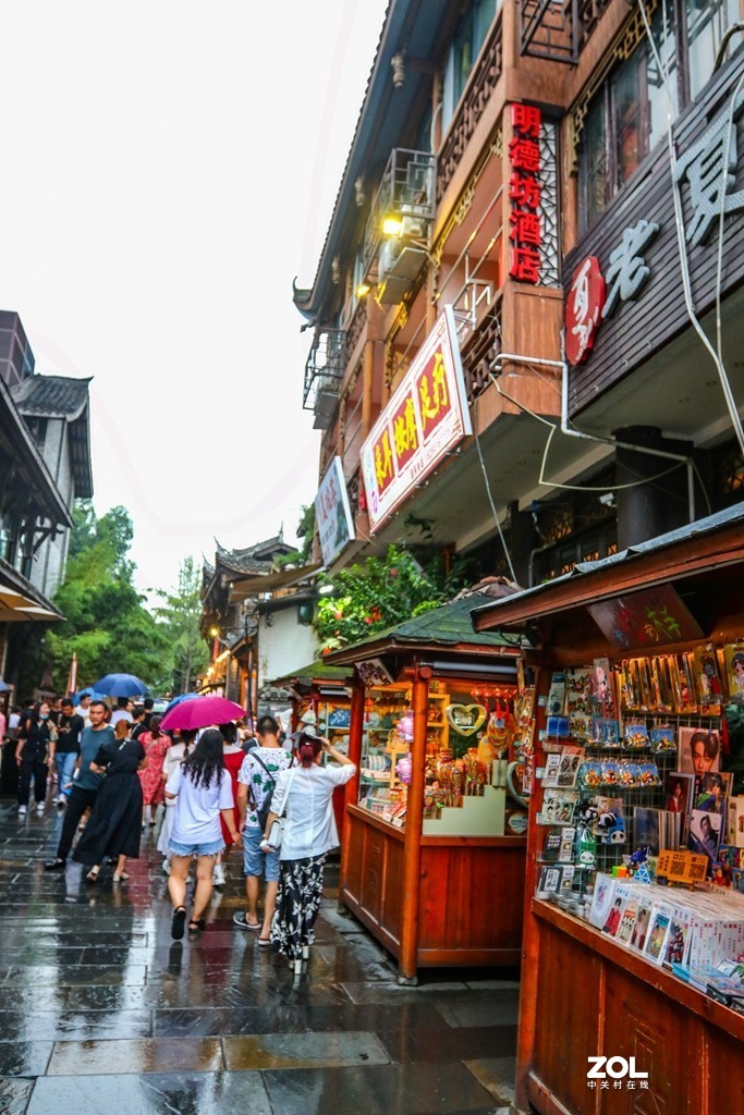 成都网红旅游景点————宽窄巷子街景