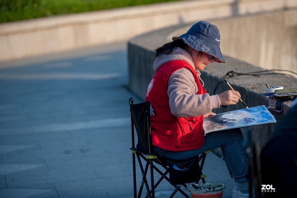 海边学生写生杂拍